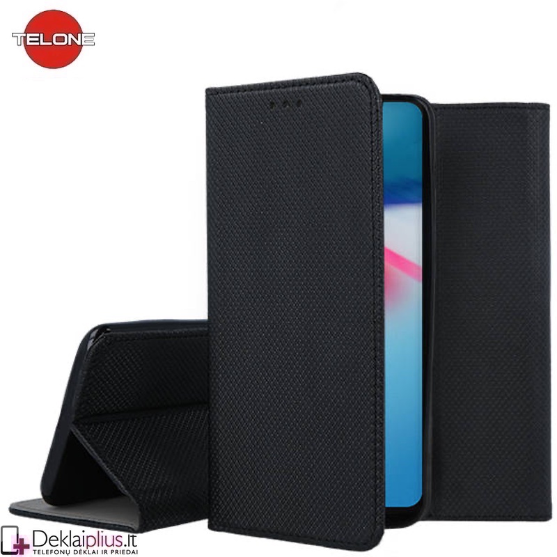 Telone atverčiamas dėklas - juodas (Xiaomi Poco M5/Poco M4 5G/Redmi 10 5G) Telone atverčiamas dėklas - juodas (Xiaomi Poco M5/Poco M4 5G/Redmi 10 5G)